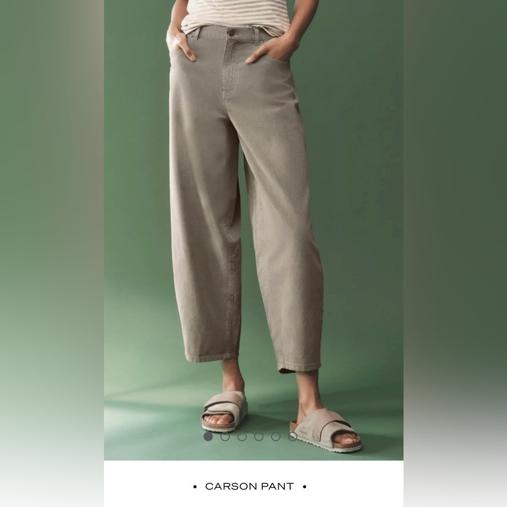 NWT SPLENDID Carson Barrel Leg Pant in Tawny Cappuccino Khaki Size XS